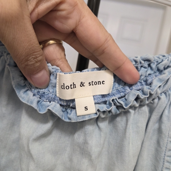 Anthropologie Cloth & Stone Halter 100% Lyocell Top - Picture 5 of 7